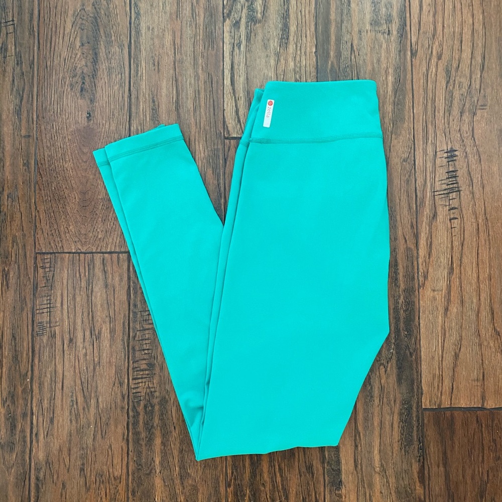 Used Zella Green Live In Leggings Small